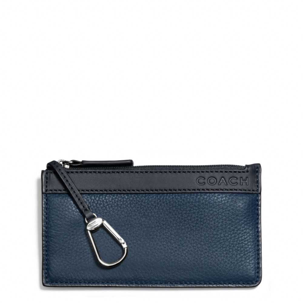 COACH F65178 CAMDEN LEATHER ENVELOPE KEY CASE ONE-COLOR
