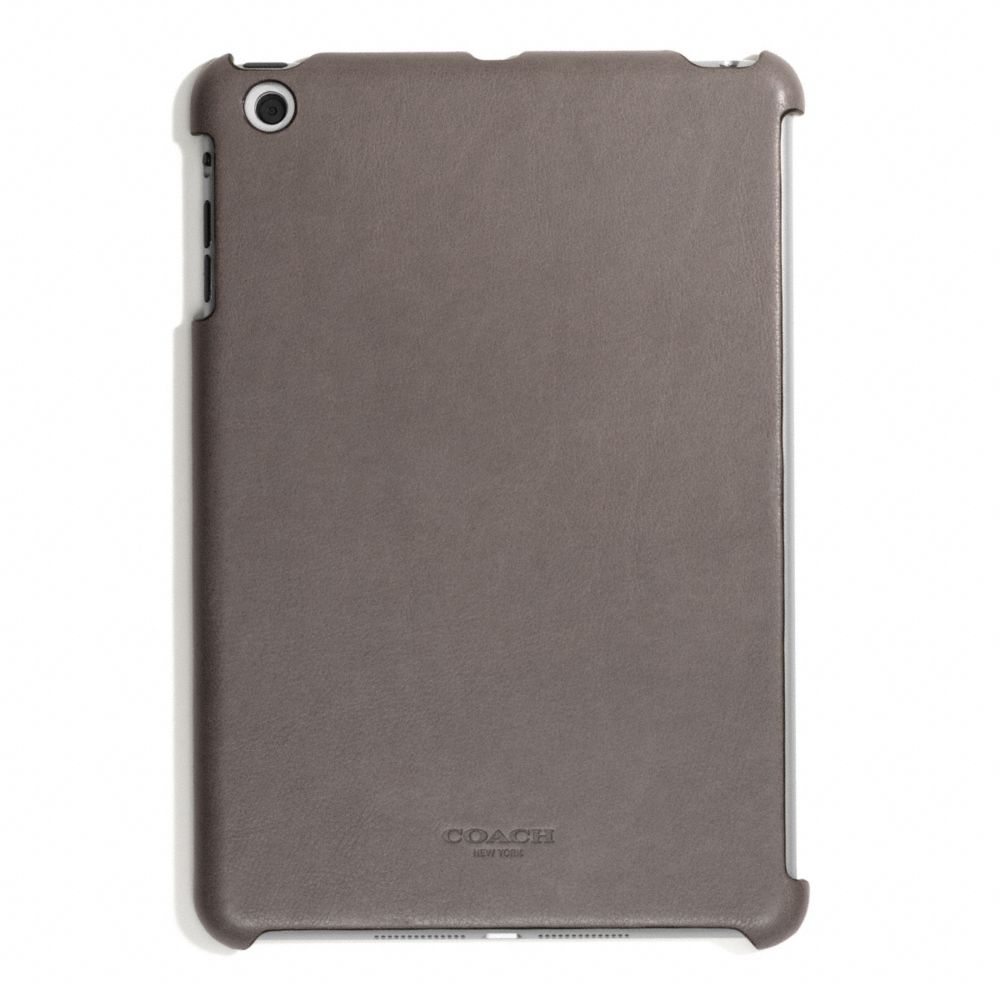 COACH BLEECKER LEATHER MOLDED MINI IPAD CASE - SHARKSKIN - F65416