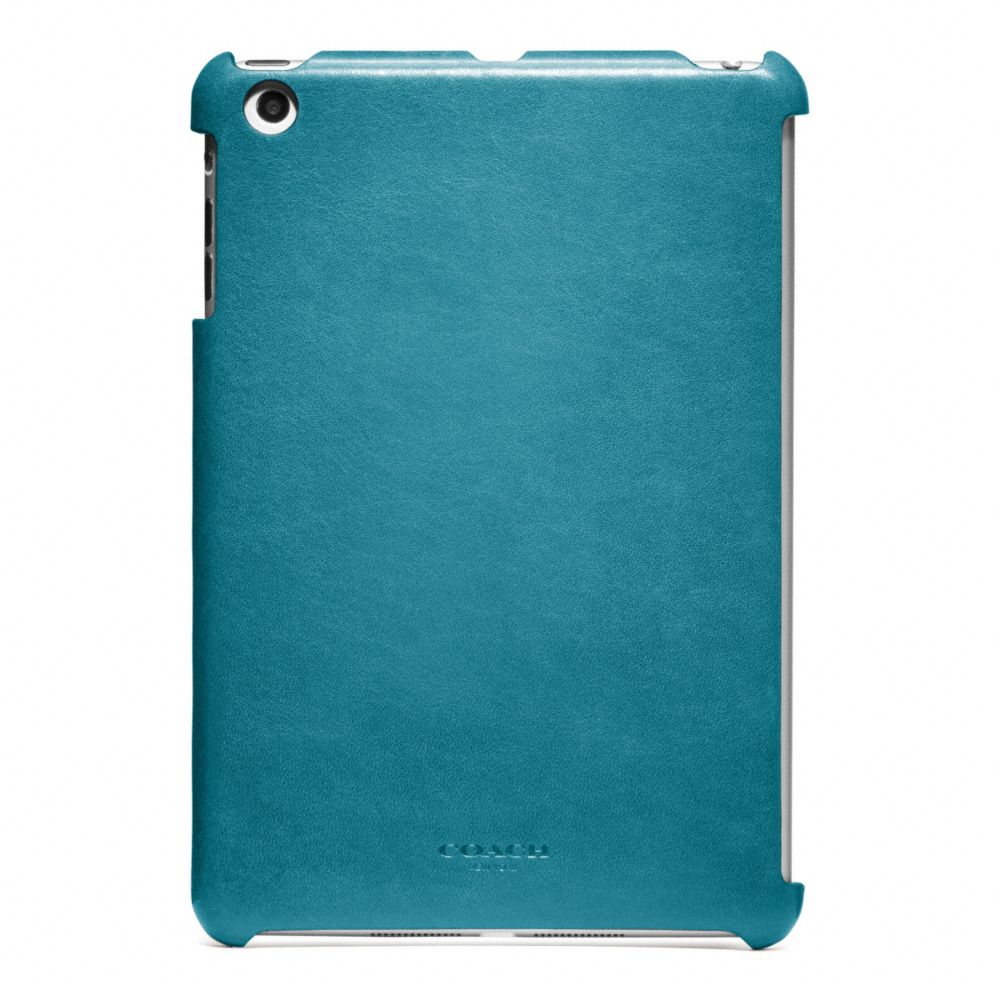 BLEECKER LEATHER MOLDED MINI IPAD CASE - f65416 - OCEAN