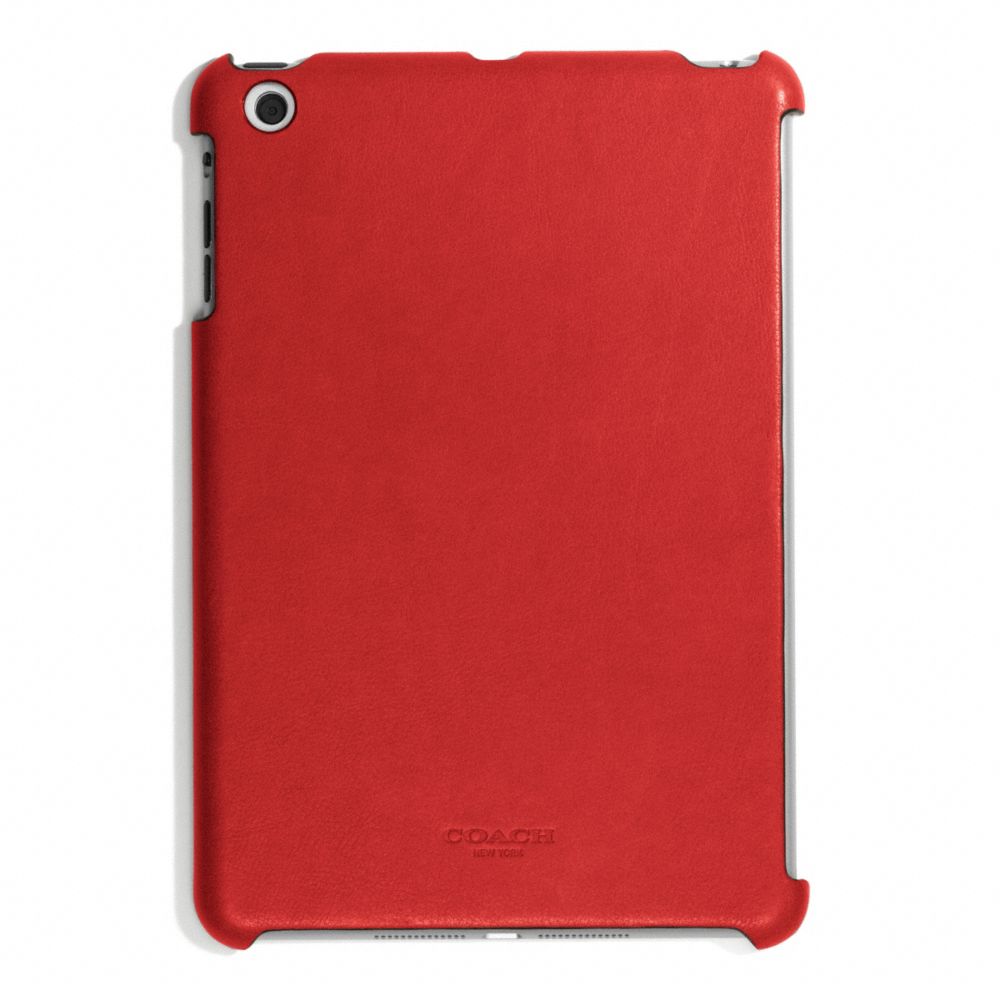 COACH F65416 - BLEECKER LEATHER MOLDED IPAD MINI CASE TOMATO