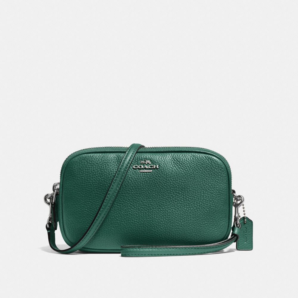 COACH F65547 SADIE CROSSBODY CLUTCH DK/DARK TURQUOISE