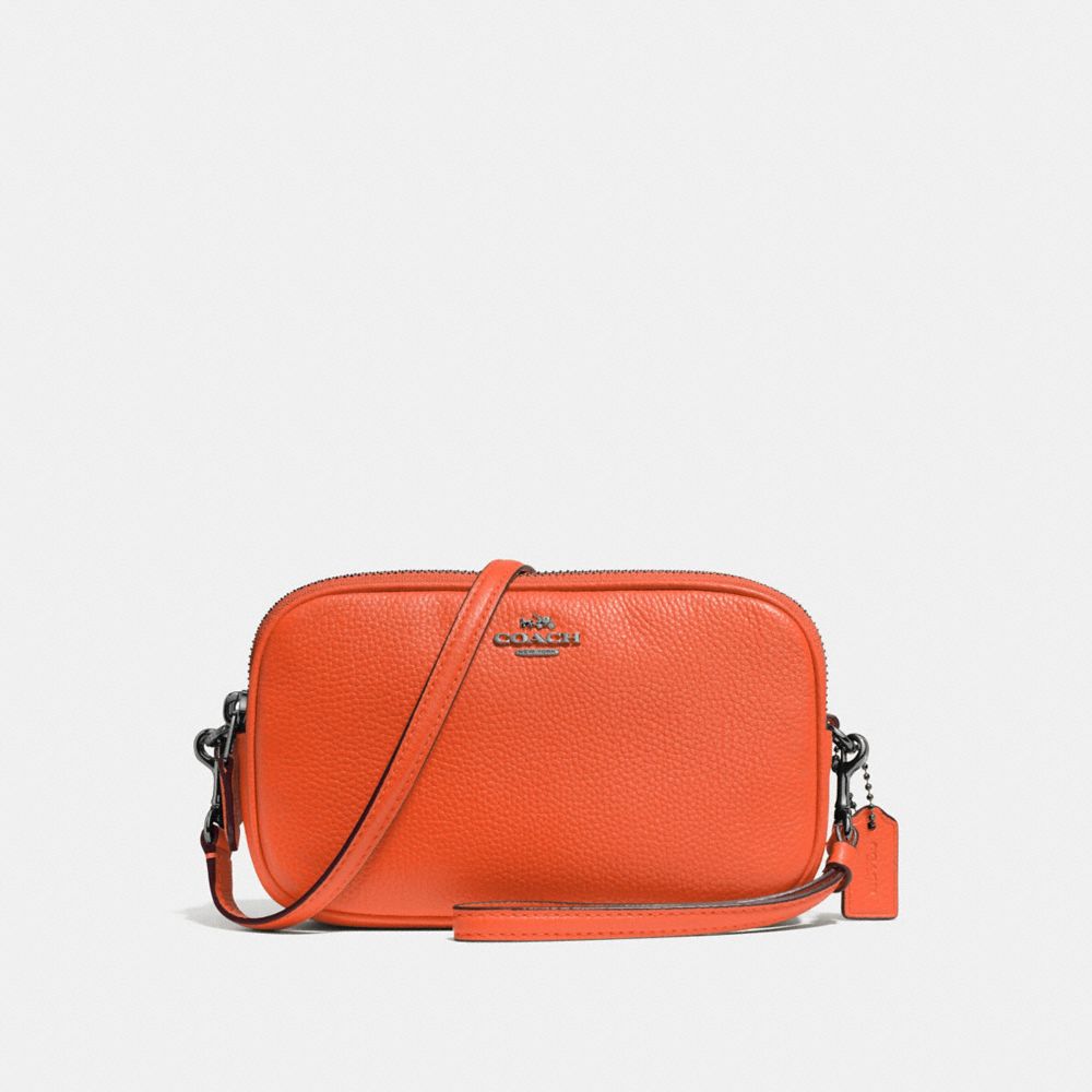 COACH F65547 - CROSSBODY CLUTCH - MANDARIN/DARK GUNMETAL | COACH HANDBAGS