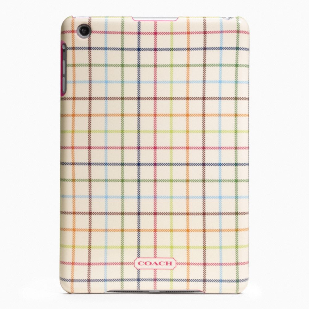 COACH F65644 Peyton Tattersall Molded Mini Ipad Case 