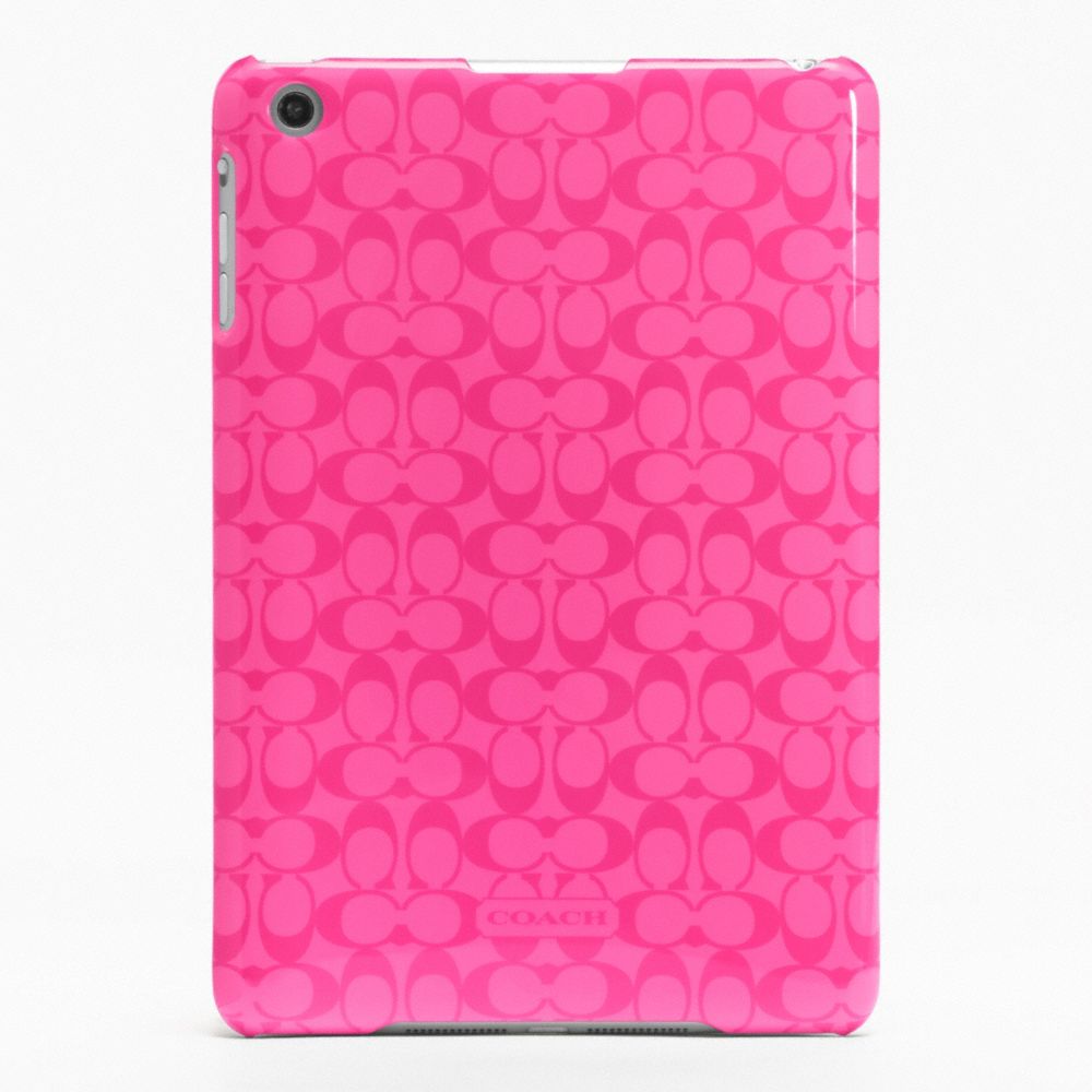 COACH SIGNATURE MOLDED MINI IPAD CASE -  - f65648