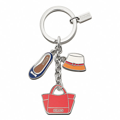 COACH F65743 ACCESSORIES MULTI MIX KEY RING ONE-COLOR