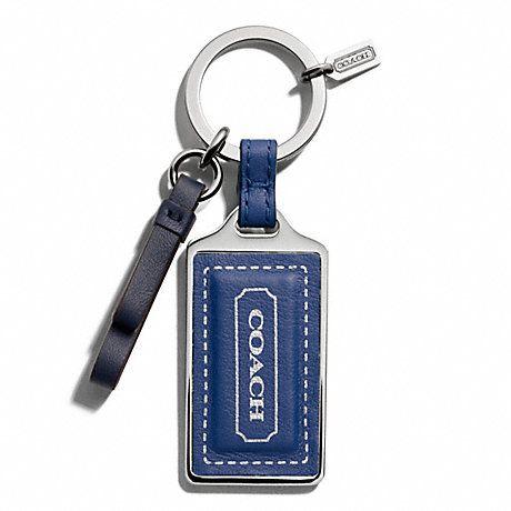 COACH PARK LEATHER HANGTAG KEY RING -  - f65746