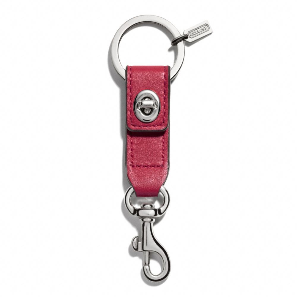 COACH f65816 TURNLOCK TRIGGER SNAP KEY RING 