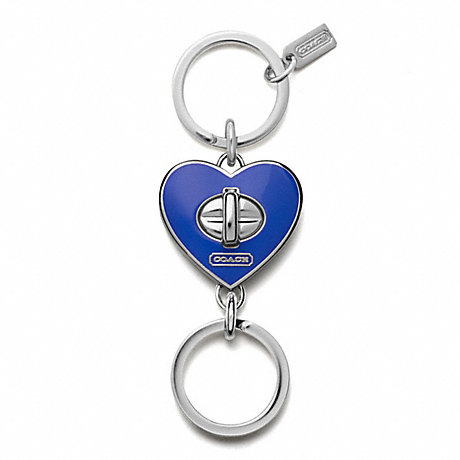 COACH F65820 HEART VALET KEY RING ONE-COLOR