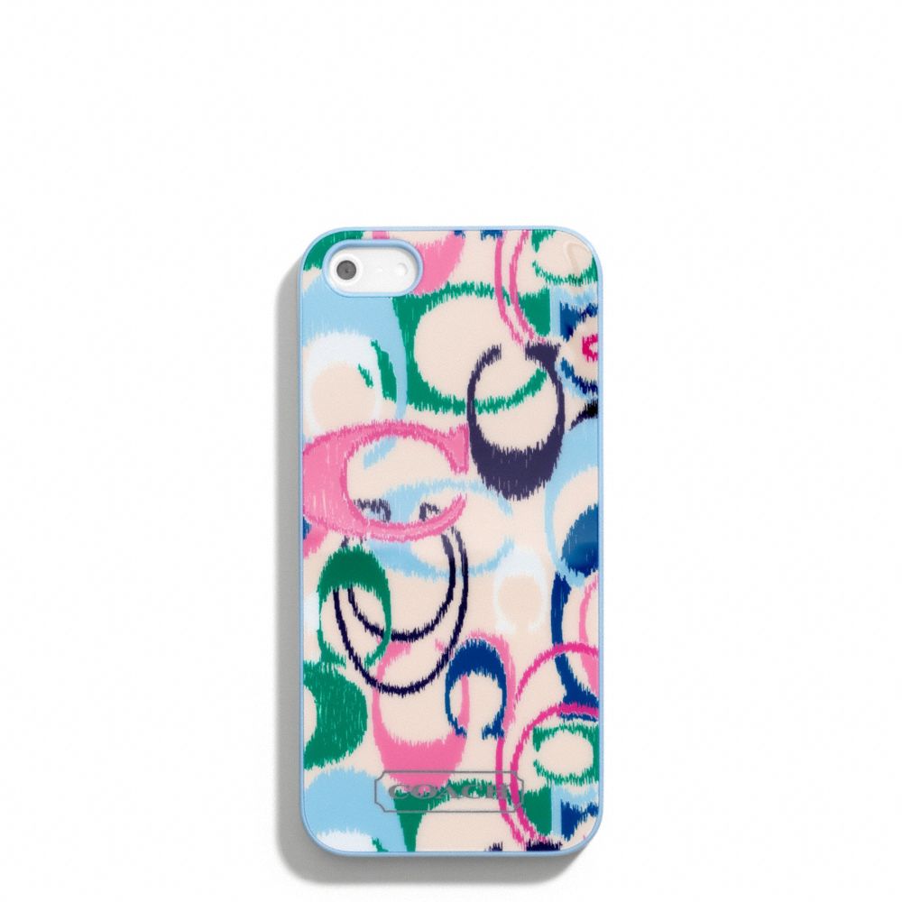 COACH F65898 SIGNATURE STRIPE IKAT PRINT IPHONE 5 CASE ONE-COLOR