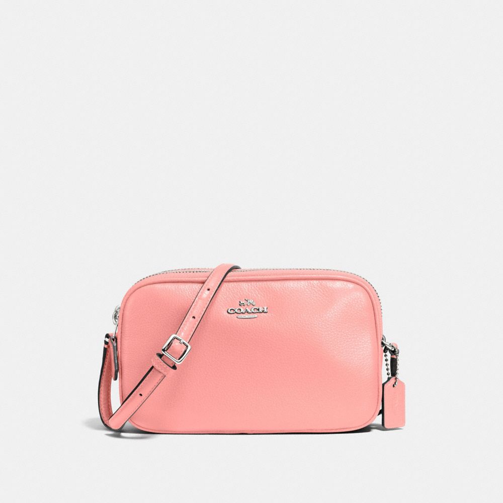 COACH F65988 Crossbody Pouch BLUSH/SILVER