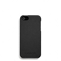 CAMDEN LEATHER MOLDED IPHONE 5 CASE - BLACK - COACH F66017