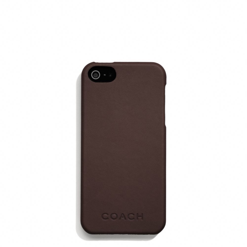 COACH F66017 Camden Leather Molded Iphone 5 Case MAHOGANY