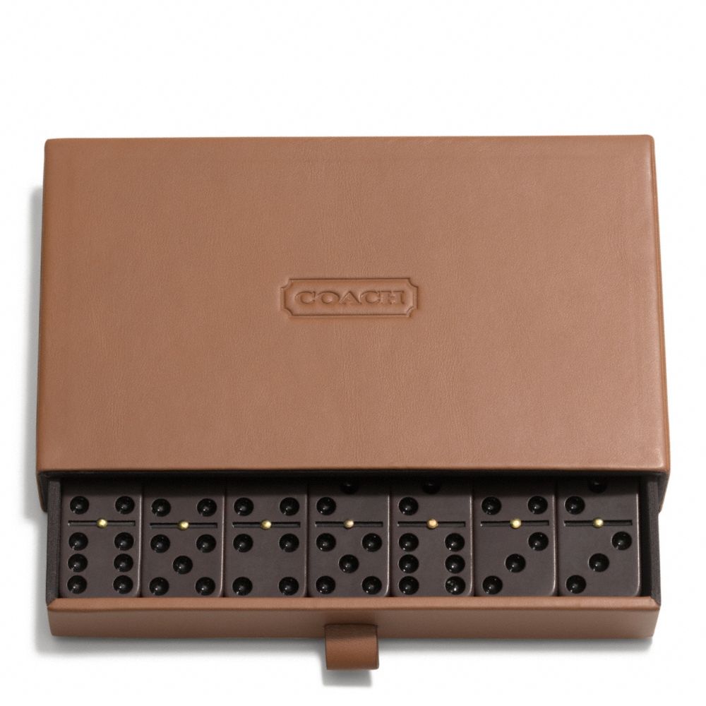 COACH CAMDEN LEATHER DOMINO SET -  - f66032