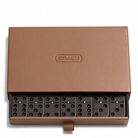 COACH F66032 CAMDEN LEATHER DOMINO SET ONE-COLOR