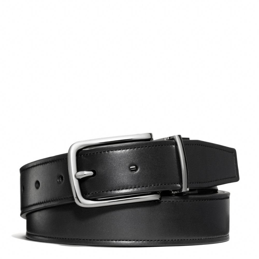COACH F66105 HARNESS SMOOTH LEATHER CUT TO SIZE REVERSIBLE BELT ONE-COLOR