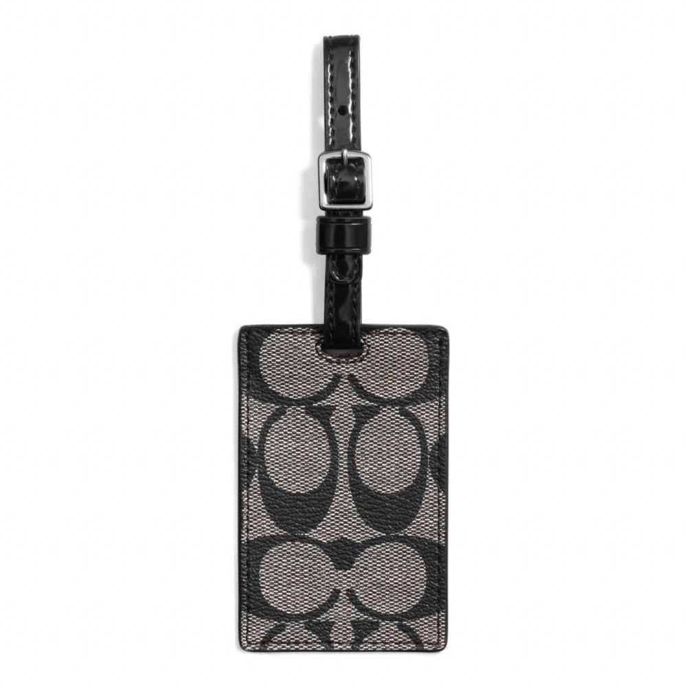 COACH F66376 Park Signature Luggage Tag 