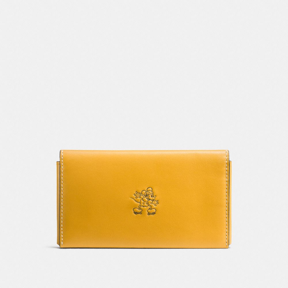 MICKEY PHONE WALLET - FLAX - COACH F66440