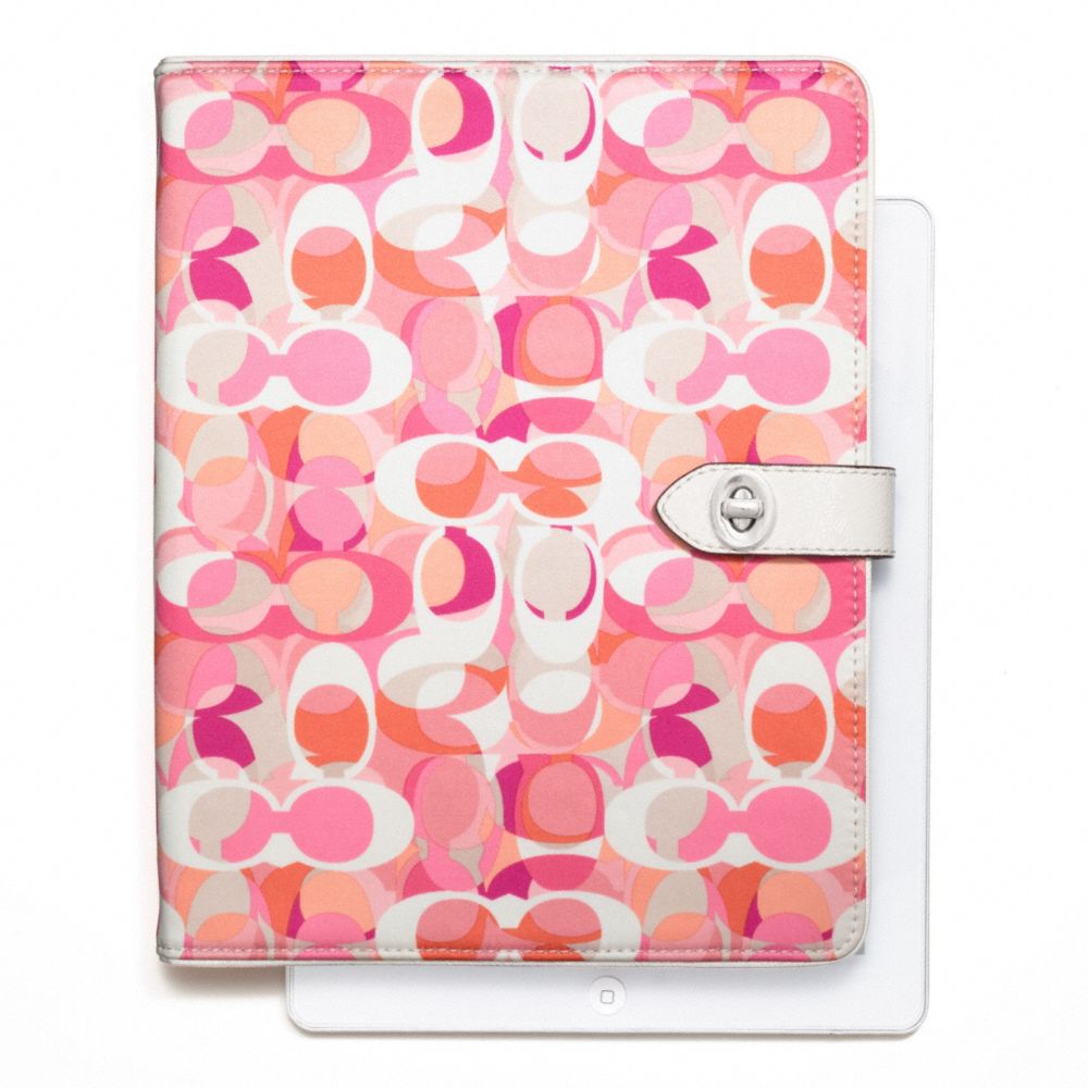 DAISY KALEIDOSCOPE PRINT TURNLOCK IPAD CASE COACH F66477