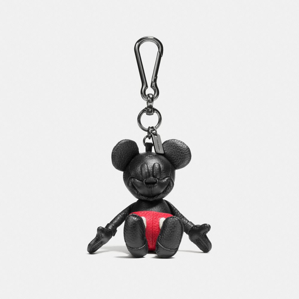 COACH F66511 - MICKEY BAG CHARM BLACK