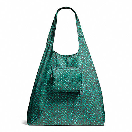 COACH F66596 TAYLOR SNAKE PRINT FOLDING TOTE ONE-COLOR