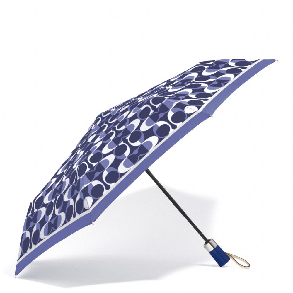 COACH f66637 PEYTON DREAM C UMBRELLA SILVER/NAVY