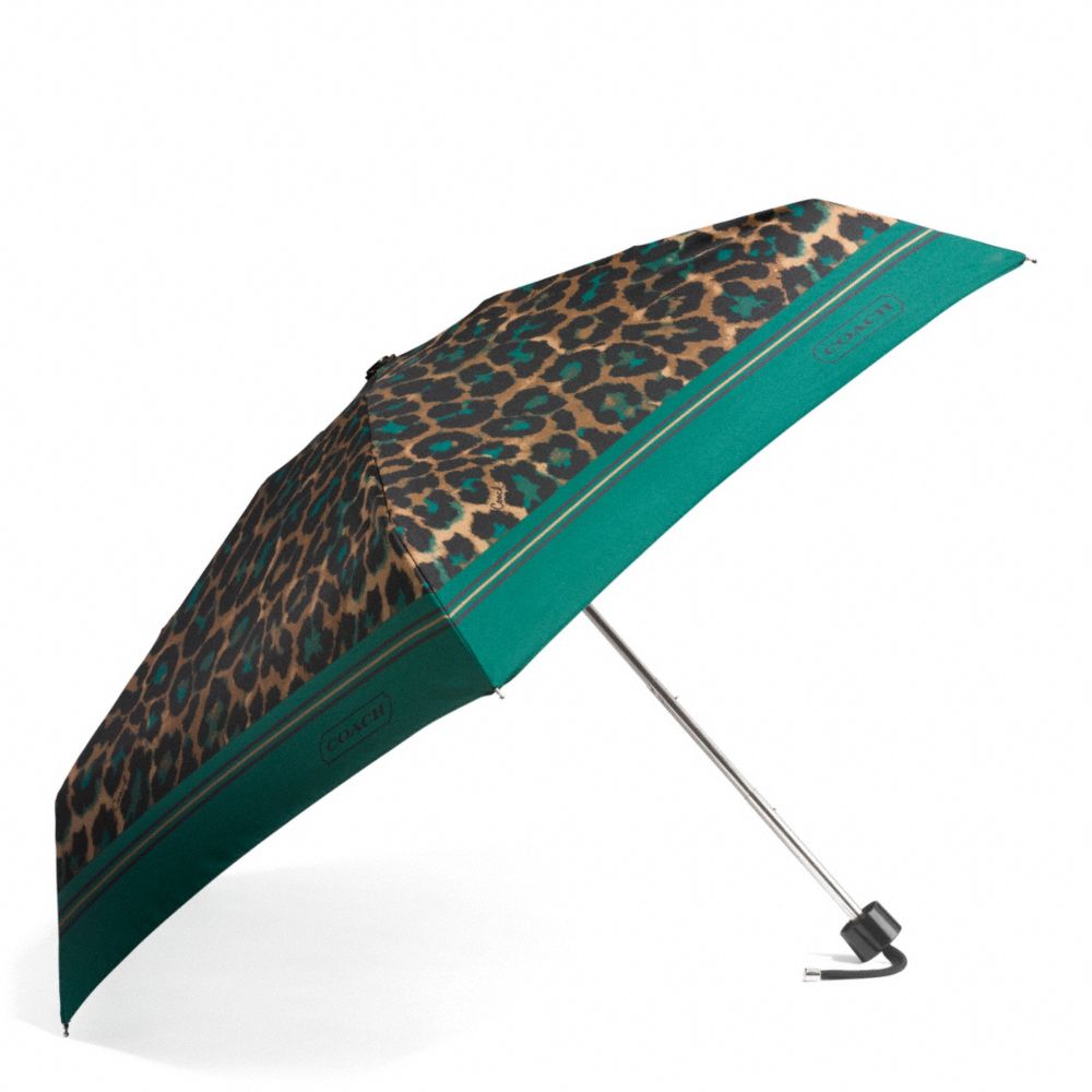 SIGNATURE STRIPE OCELOT PRINT MINI UMBRELLA - f66638 - F66638SVC2R