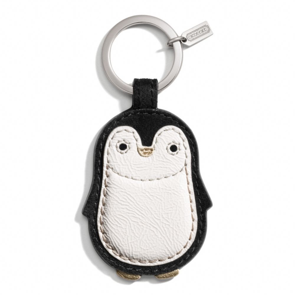 PENGUIN MOTIF KEY RING COACH F66659