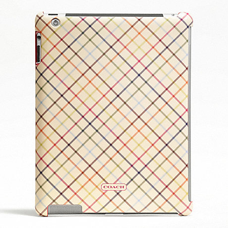 COACH F66678 PEYTON TATTERSALL MOLDED IPAD CASE ONE-COLOR