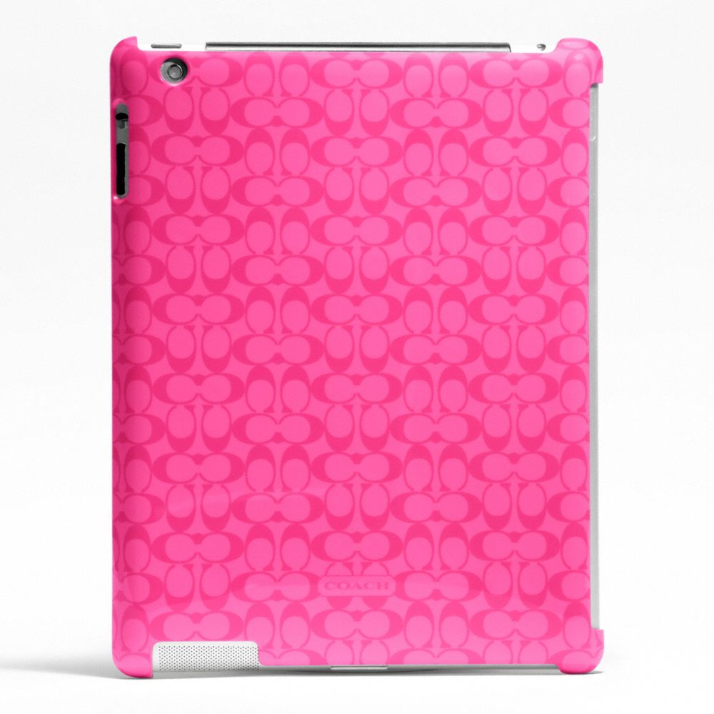 COACH F66679 Saturated Signature Molded Ipad Case 