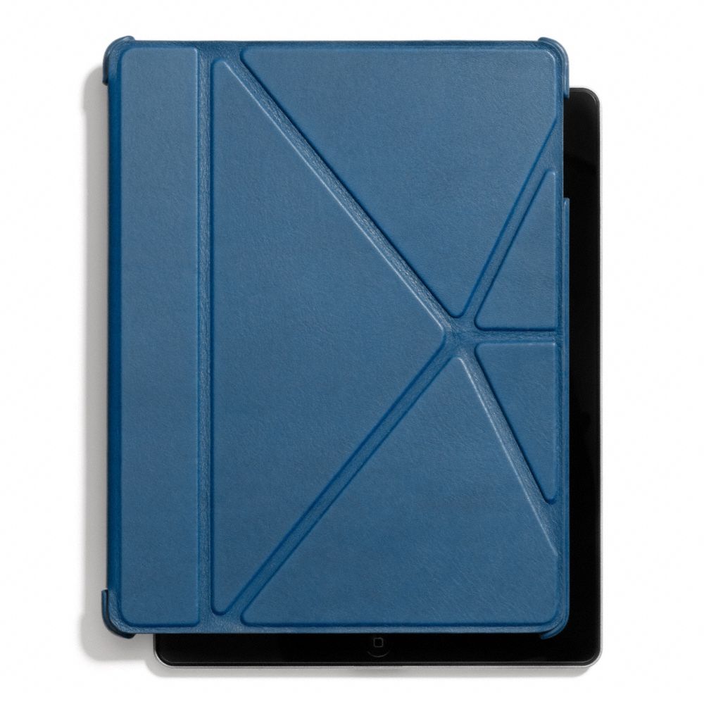 COACH F66725 BLEECKER LEATHER IPAD 4 CASE ONE-COLOR
