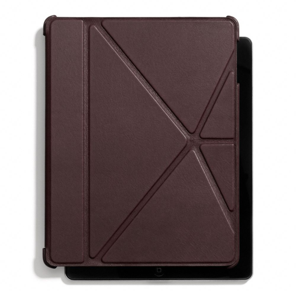 COACH F66725 Bleecker Leather Ipad 4 Case CORDOVAN