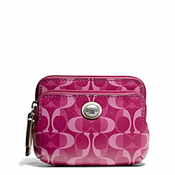 COACH F66776 - PEYTON DREAM C DOUBLE ZIP COIN WALLET ONE-COLOR