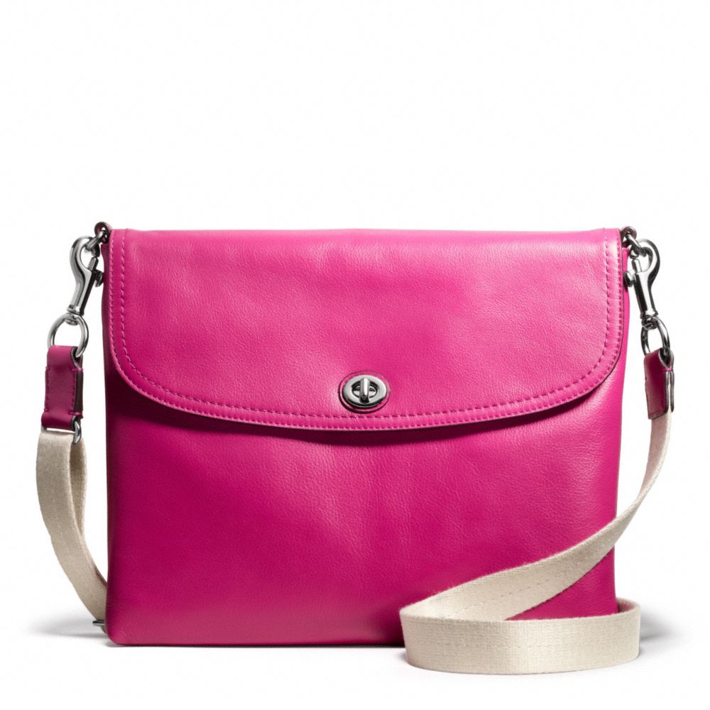 COACH CAMPBELL LEATHER TABLET CROSSBODY - ONE COLOR - F66785