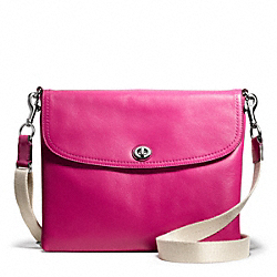 COACH CAMPBELL LEATHER TABLET CROSSBODY - ONE COLOR - F66785