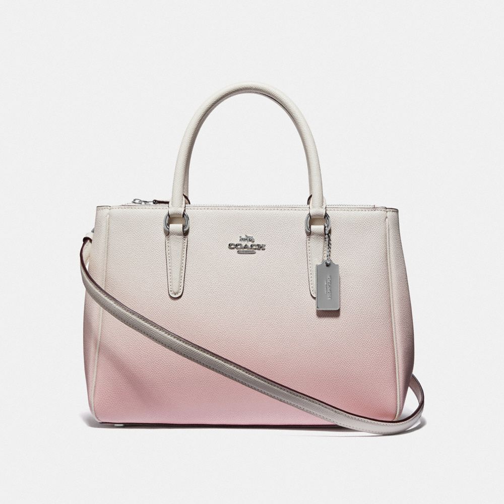 COACH F66884 SURREY CARRYALL WITH OMBRE PINK MULTI/SILVER