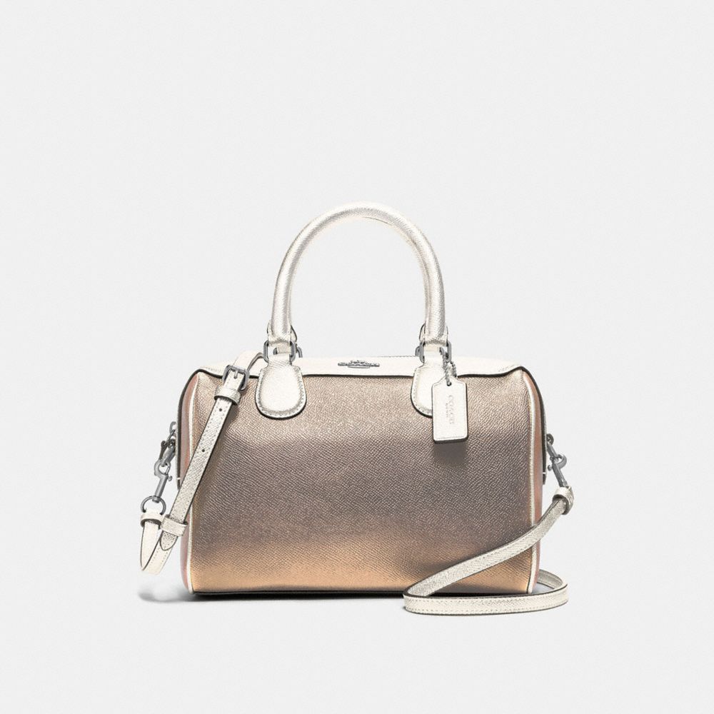 COACH F66909 Mini Bennett Satchel In Colorblock CHALK MULTI/SILVER