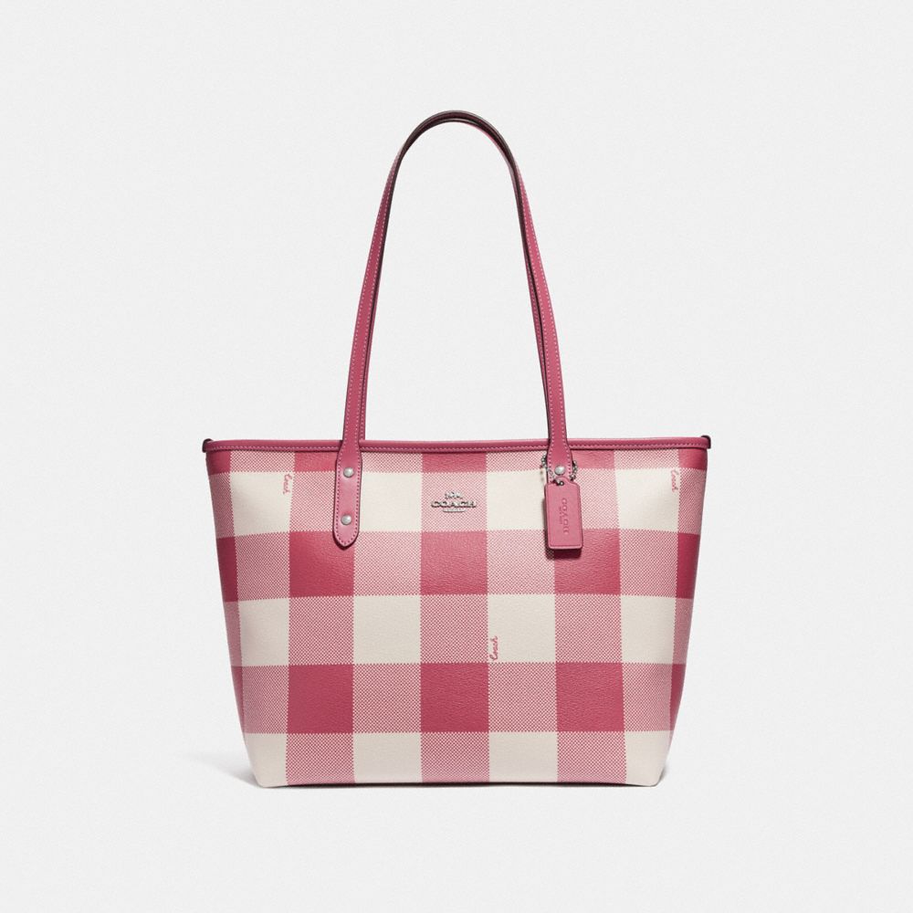 Knitted Checkered Tote Bag – Chic Stories