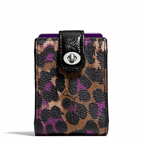 COACH f66946 SIGNATURE STRIPE OCELOT PRINT PLAYING CARDS 