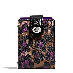 COACH F66946 Signature Stripe Ocelot Print Playing Cards 