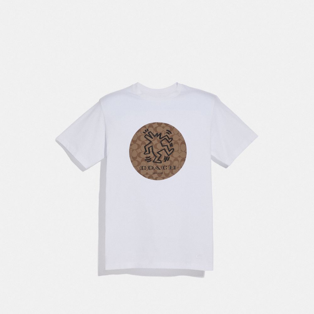 COACH F67011 Keith Haring T-shirt WHITE