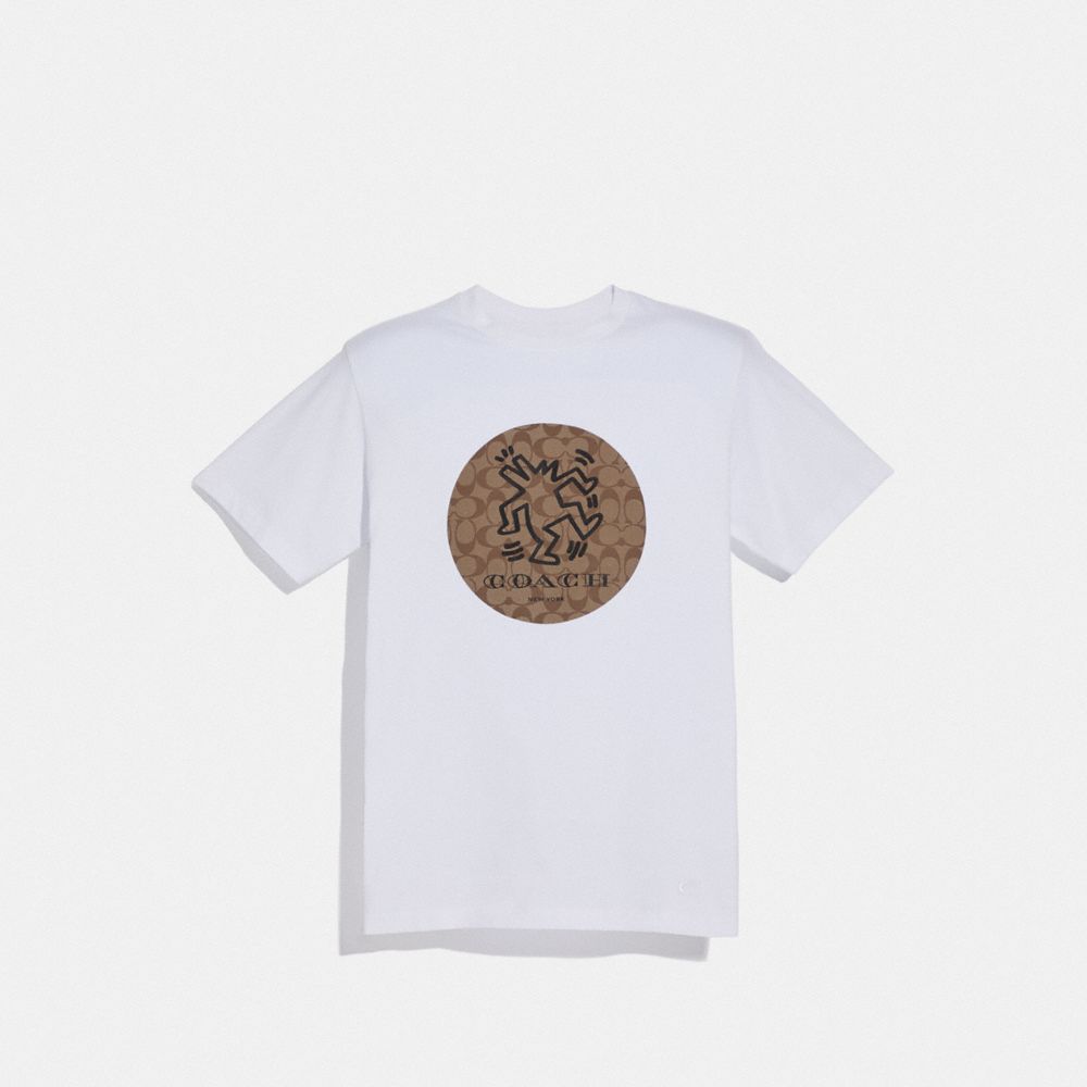 KEITH HARING T-SHIRT - WHITE - COACH F67011