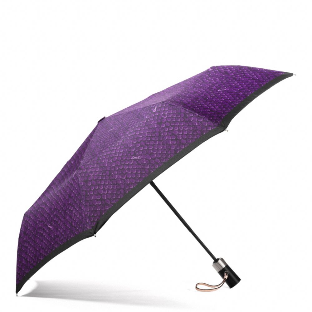 COACH f67017 TAYLOR SNAKE PRINT UMBRELLA 