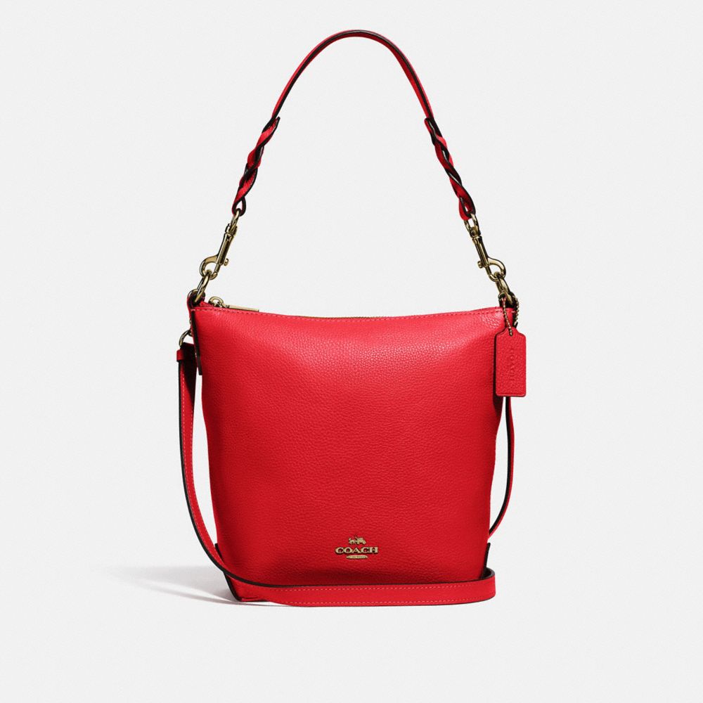 COACH MINI ABBY DUFFLE - IM/BRIGHT RED - F67025