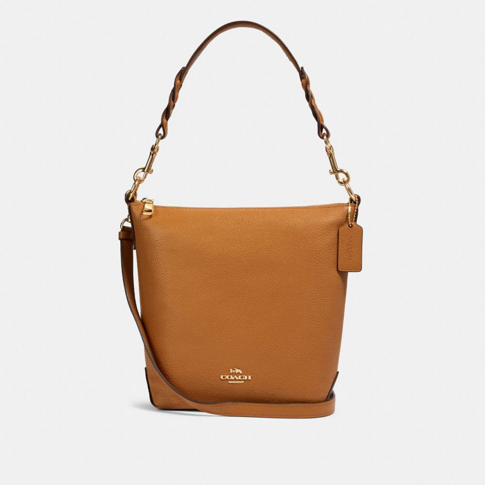 MINI ABBY DUFFLE - IM/LIGHT SADDLE - COACH F67025