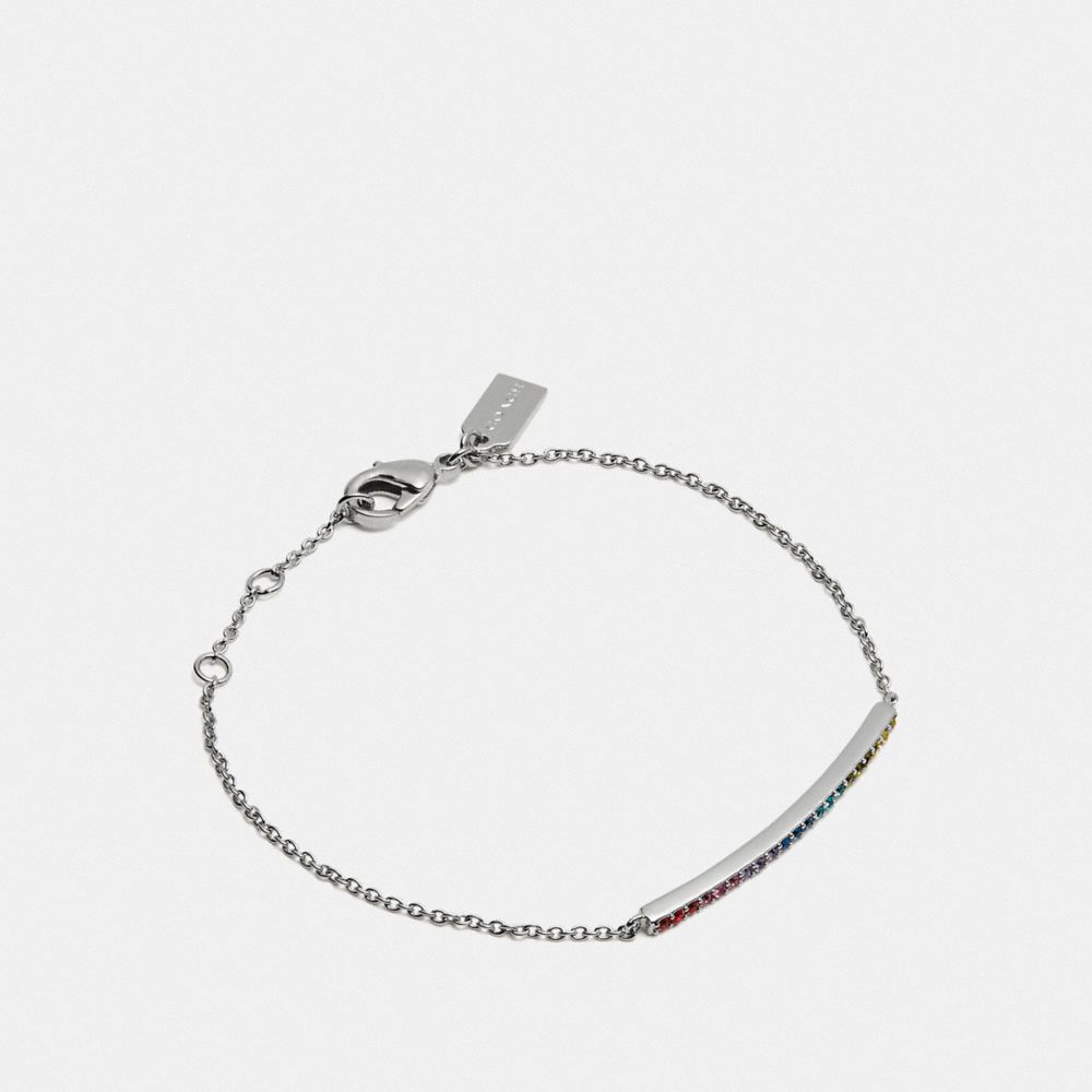 COACH F67104 Bar Bracelet MULTI/SILVER