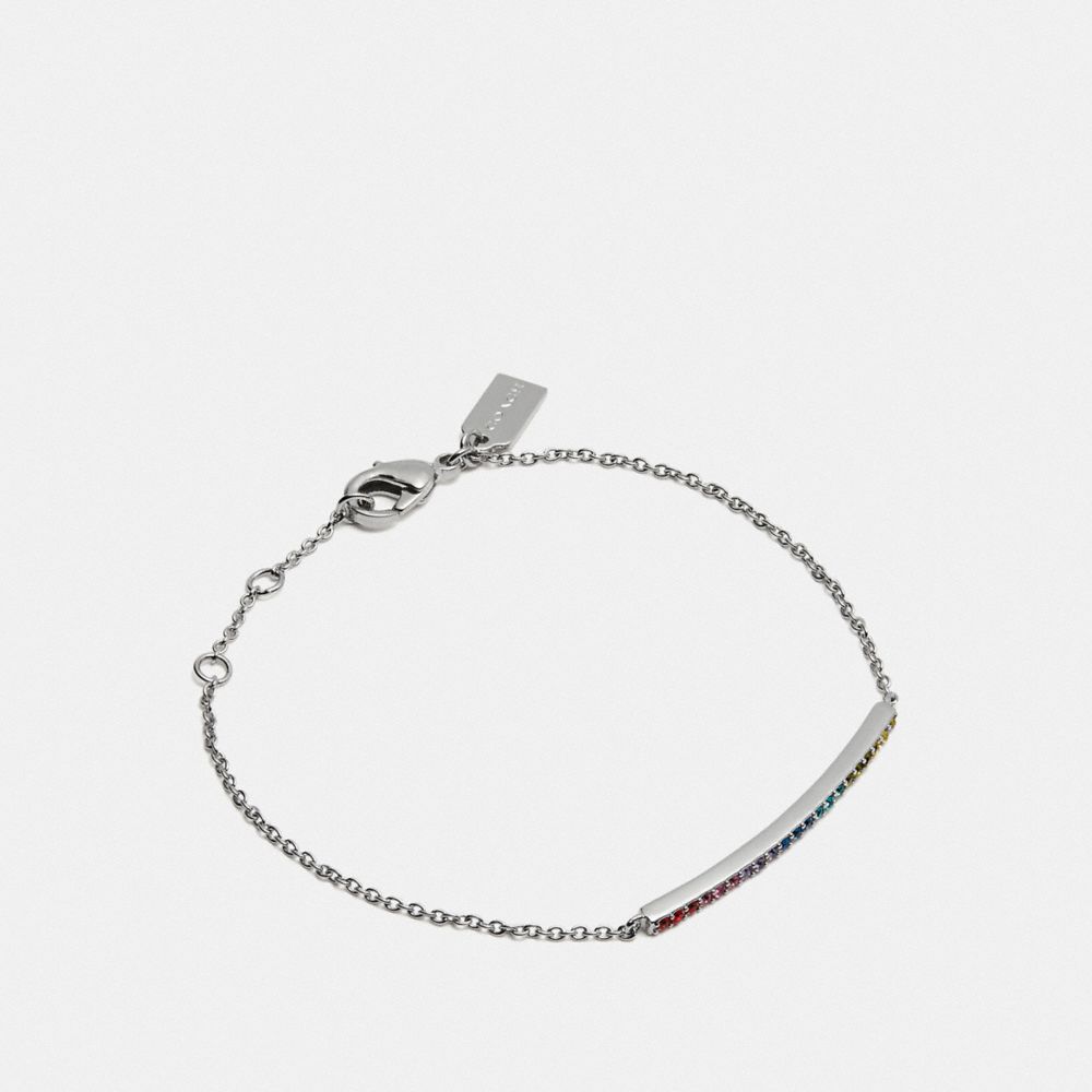 COACH F67104 - BAR BRACELET MULTI/SILVER