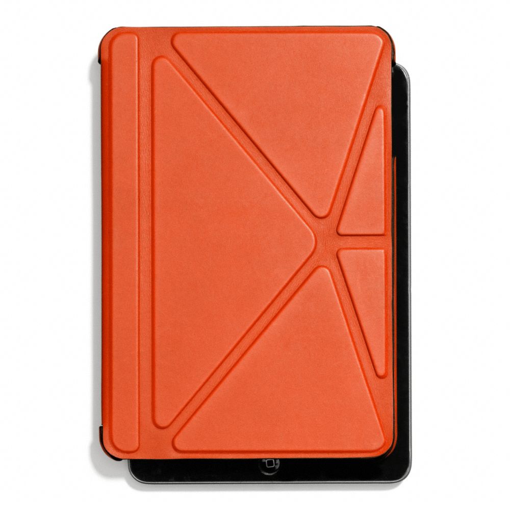 COACH F67156 Bleecker Leather Mini Ipad Case SAMBA