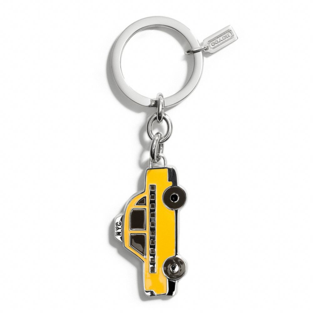 COACH F67438 TAXI KEY RING ONE-COLOR