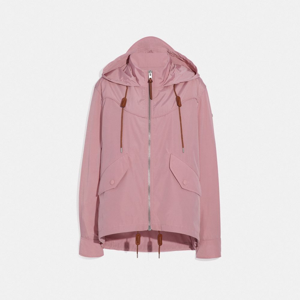 SOLID WINDBREAKER - F67466 - PRAIRIE PINK