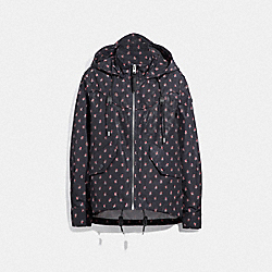 SIGNATURE FLORAL WINDBREAKER - NAVY/MULTI - COACH F67477